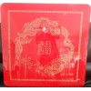 玻璃餐桌面，龍鳳呈祥