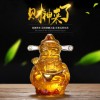 財(cái)神工藝酒瓶吹制玻璃工藝酒瓶異形白酒瓶個性吹制神玻璃酒瓶